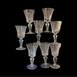 Waterford 4” Crystal Glasses Set Of 8